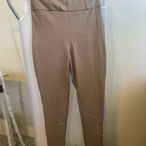 SHEIN Tan High-Waisted Leggings